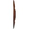 Ekena Millwork Tellson Ceiling Medallion (Canopies up to 6 3/4"), 30 5/8"OD x 2 1/2"P, Burnished Mahogany Crackle CM30TEBMC - alternate 4